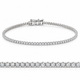 1.23Ct Diamond Lightweight 7" Tennis Bracelet 14k Gold Lab Grown