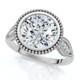2 1/5Ct Diamond Luna Lab Grown Engagement Ring White, Yellow or Rose Gold