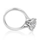 VS 2 1/2CT Lab Grown Diamond 6-Prong Solitaire Engagement Ring 14k White Gold