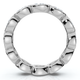 2Ct Pear Shape Bezel Diamond Eternity Wedding Ring 14k Gold Lab Grown