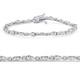 4.10Ct Multi-Stone Diamond 7" Tennis Bracelet 14k Gold Lab Grown