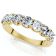 1Ct TW Diamond U Prong 7-Stone Wedding Ring 14k Gold or Platinum Lab Grown