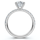 1 1/2Ct Oval Diamond Engagement Ring 14k White Yellow or Rose Gold Lab Grown
