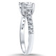 1 3/4 Ct Diamond Engagement Ring Lab Grown 14k White Gold