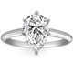 2CT Platinum Pear Shape Diamond 6-Prong Solitaire Engagement Ring Lab Grown 2CT Platinum Pear Shape Diamond 6-Prong Solitaire Engagement Ring Lab Grown