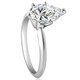 2CT Platinum Pear Shape Diamond 6-Prong Solitaire Engagement Ring Lab Grown