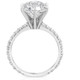 3 3/4Ct Lab Grown Diamond Engagement Ring 14k White Gold 3 3/4Ct Lab Grown Diamond Engagement Ring 14k White Gold