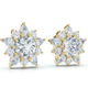 Certified 6 1/2 Cttw Amanda Lab-Grown Diamond Earrings in 10K Gold