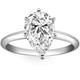 3CT Platinum Pear Shaped Diamond 6-Prong Solitaire Engagement Ring Lab Grown 3CT Platinum Pear Shaped Diamond 6-Prong Solitaire Engagement Ring Lab Grown