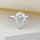 3CT Platinum Pear Shaped Diamond 6-Prong Solitaire Engagement Ring Lab Grown 3CT Platinum Pear Shaped Diamond 6-Prong Solitaire Engagement Ring Lab Grown
