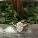 2ct Oval Cut Lab Grown Diamond Solitaire Engagement Ring 14k Rose Gold