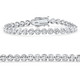 8.80Ct Diamond Angelica Tennis Bracelet 14k Gold 7" Lab Grown