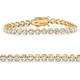 8.80Ct Diamond Angelica Tennis Bracelet 14k Gold 7" Lab Grown