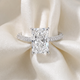 Certified 3.44Ct Cassidy Radiant Cut Diamond Engagement Ring 14k Gold Lab Grown