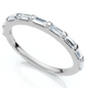 1/2Ct Baguette Diamond Anniversary Stackable Band 14k Gold or Platinum Lab Grown