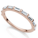 1/2Ct Baguette Diamond Anniversary Stackable Band 14k Gold or Platinum Lab Grown