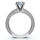 Certified 1.60Ct Vintage Diamond Engagement Ring 14k Gold or Platinum Lab Grown