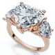 Certified 5Ct Heart Shape Diamond Engagement Ring 14k Gold or Platinum Lab Grown