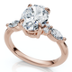 1 3/4Ct Oval Diamond Nadia Engagement Ring 14k Gold or Platinum Lab Grown