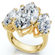 Certified 10Ct Marquise Diamond Engagement Ring 3-Stone 14k Gold or Pt Lab Grown