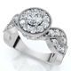 1Ct TW Wendy Diamond Engagement Ring 10k Gold Lab Grown