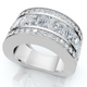 5 3/4ct Bold Diamond Statement Ring 14k Gold or Platinum Lab Grown