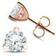 F/SI1 2ct Lab Grown Diamond Martni Studs 14k Gold