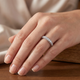 1/2 ct Vivian Lab Created Diamond Wedding Ring 14k White Gold