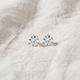 1 1/2Ct Diamond Studs Lab Grown 14k White Gold Lab Grown Diamond Earrings