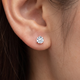 1 1/2Ct Diamond Studs Lab Grown 14k White Gold Lab Grown Diamond Earrings