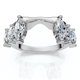 5/8ct Marquise Diamond Guard Ring Enhancer 14K GoldLab Grown