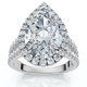 Certified 3 3/4Ct Pear Shape Diamond Engagement Ring 14k Gold or Pt Lab Grown Certified 3 3/4Ct Pear Shape Diamond Engagement Ring 14k Gold or Pt Lab Grown