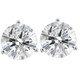 Certified 8 Ct tw 14k White Gold Lab Grown Round-Cut Diamond Martini Studs