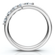 Bypass 3/8Ct Diamond Fashion Anniversary Ring 14k Gold Lab Grown