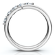 Bypass 3/8Ct Diamond Fashion Anniversary Ring 14k Gold Lab Grown