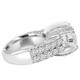 Certified 4.50 Ct Lab Grown Diamond Engagement Ring 14K White Gold Vintage