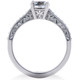 2 1/6 ct Lab Created Eco Friendly Diamond Vintage Engagement Ring 14k White Gold