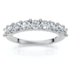 1Ct TW Diamond Common Prong Stackable Wedding Ring 14k Gold/Platinum Lab Grown