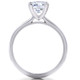 1 ct Lab Created Eco Friendly Diamond Angelica Engagement Ring 14k White Gold