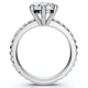 Certified 3.40Ct Marquise Diamond Engagement Ring 14k Gold Lab Grown