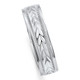 Men's 6.5MM Tristen Titainum Carved Ring Comfort Fit Wedding Band
