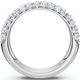 1Ct Pave Natural Diamond Wedding Ring 14k Gold