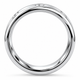Men's 1/2Ct Diamond 8MM Matte Comfort Fit Wedding Band Tungsten Ring