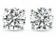 1ct Diamond Studs IGI Certified Lab Grown 14k Rose Gold (I-J,VS1-VS2)