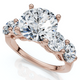 Certified 3 1/2Ct Diamond Engagement Ring 14k Gold or Platinum Lab Grown