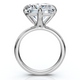 Certified 11Ct Radiant Diamond Solitaire Engagement Ring 14k Gold/Pt Lab Grown