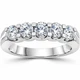1Ct Diamond Emily 5-Stone Wedding Ring 14k Gold Anniversary Band Lab Grown