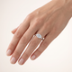 1/4Ct Oval Diamond Carlie Ring 14k Gold Lab Grown