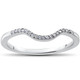 1 1/5 ct Lab Grown Diamond Engagement Ring Set 14k White Gold