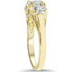 2ct Three Stone Diamond Engagement 14K Yellow Gold Ring